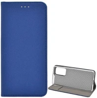 Gigapack GP-112357 Samsung a53  tok álló, bőr hatású flip, rombusz, sötétkék kép