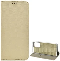 Gigapack GP-112425 Samsung a53  tok álló, bőr hatású flip, rombusz, arany kép