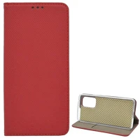 Gigapack GP-112468 Samsung a53  tok álló, bőr hatású flip, rombusz, piros kép