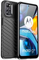 Gigapack GP-115098 szilikon telefonvédő ütésállóság, dombor minta, fekete kép