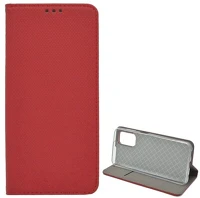 Gigapack GP-115218 Samsung a13 4g  tok álló, bőr hatású flip, rombusz, piros kép