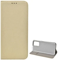 Gigapack GP-115851 Redmi 10 (2022)  tok álló, bőr hatású flip, rombusz, arany kép