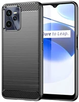 Gigapack GP-116019 Realme c35  szilikon telefonvédő ütésállóság, karbon minta, fekete kép