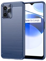 Gigapack GP-116020 Realme c35  szilikon telefonvédő ütésállóság, karbon minta, sötétkék kép