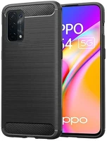 Gigapack GP-120606 Oppo a74 5g  szilikon telefonvédő ütésállóság, karbon minta, fekete kép