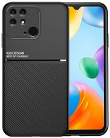 Gigapack GP-121608 Redmi 10c  szilikon telefonvédő ütésállóság, csíkos, fekete kép