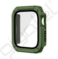 Gigapack GP125018 Apple Watch Series 1 Műanyag keret (BUMPER, ütésálló + kijelzővédő üveg) ZÖLD