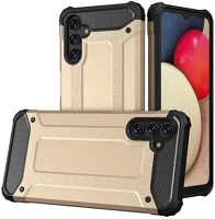 Gigapack GP-125031 defender szilikon telefonvédő ütésállóság, fémhatás, arany kép