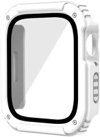 Gigapack gp-125066 Apple Watch Series 3 Műanyag keret (BUMPER, ütésálló + kijelzővédő üveg) FEHÉR