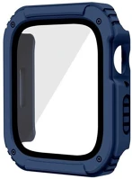 Gigapack gp-125074 Apple Watch Series 3 Műanyag keret (BUMPER, ütésálló + kijelzővédő üveg) SÖTÉTKÉK