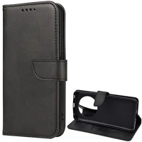 Gigapack GP-128688 Honor magic4 pro fekete bőr hatású oldalra nyíló tok kép