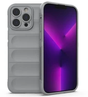 Gigapack GP-129141 Iphone 14 pro  szilikon telefonvédő ütésállóság, 3d, világosszürke kép