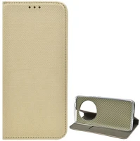 Gigapack GP-130494 Honor magic4 pro  tok álló, bőr hatású flip, rombusz, arany kép