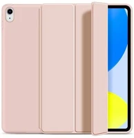 Gigapack GP-133346 Tok álló, bőr hatású (aktív FLIP, oldalra nyíló, TRIFOLD asztali tartó funkció) RÓZSASZÍN Apple IPAD 10.9 (2022) kép
