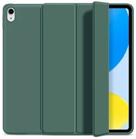 Gigapack GP-133347 Ipad 10.9 (2022)  tok álló, bőr hatású aktív flip, asztali tartó, sötétzöld kép