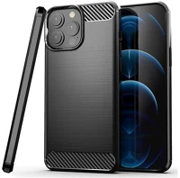 Gigapack GP-133796 Iphone 14 pro  szilikon telefonvédő ütésállóság, logó kivágás, fekete kép
