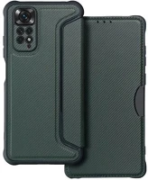 Gigapack GP-134656 Samsung s23 plus  tok álló, bőr hatású flip, karbon minta, sötétzöld kép