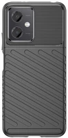 Gigapack GP-136731 szilikon telefonvédő ütésállóság, dombor minta, fekete kép