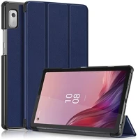 Gigapack GP-138224 Lenovo tab m9  tok álló, bőr hatású aktív flip, asztali tartó, sötétkék kép