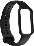 Gigapack GP-138290 Amazfit band 7  pótszíj egyedi méret, szilikon, fekete kép