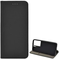 Gigapack GP-139186 Oppo reno 8 bőr hatású flip tok, fekete (gp-139186) kép