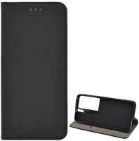 Gigapack GP-139187 Oppo reno 8 pro bőr hatású flip tok, fekete (gp-139187) kép