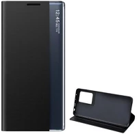 Gigapack GP-140420 Redmi note 12 pro plus  tok álló, bőr hatású flip, ablakos, fekete kép