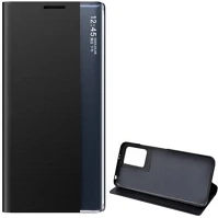 Gigapack GP-140423 Xiaomi poco x5 5g  tok álló, bőr hatású flip, ablakos, fekete kép