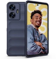Gigapack GP-141409 Realme c55  szilikon telefonvédő ütésállóság, 3d, sötétkék kép