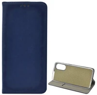 Gigapack GP-141478 Oppo a78 5g bőr hatású flip tok, sötétkék (gp-141478) kép