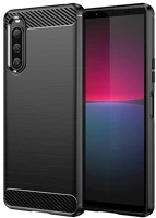 Gigapack GP-141717 Sony xperia 10 v  szilikon telefonvédő ütésállóság, karbon minta, fekete kép