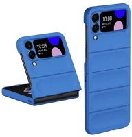 Gigapack GP-143527 Samsung z flip4 5g  műanyag telefonvédő ütésállóság, 3d, sötétkék kép
