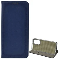 Gigapack GP-143976 Huawei nova 10 pro  tok álló, bőr hatású flip, asztali tartó, sötétkék kép