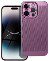 Gigapack GP-144864 Iphone 15 pro  műanyag telefonvédő légáteresztő, kameravédő, lila kép