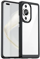 Gigapack GP-146841 szilikon telefonvédő ütésállóság, átlátszó hátlap, fekete kép