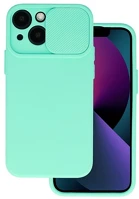 Gigapack GP-148126 Iphone 15 plus  szilikon telefonvédő matt, kameravédő, mentazöld kép