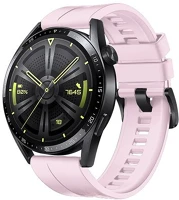 Gigapack GP-148519 Pótszíj (univerzális, 22 mm, szilikon, állítható, fekete csat) rózsaszín kép