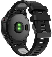 Gigapack GP-149192 Garmin fenix e  pótszíj egyedi méret, quickfit csatlakozás, fekete/szürke kép