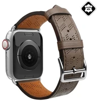 Gigapack GP-149379 Apple watch series 10 42mm  pótszíj egyedi méret, lyukacsos, sötétbarna kép