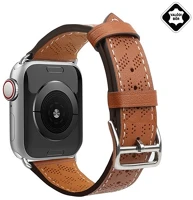 Gigapack GP-149383 Apple watch series 10 42mm  pótszíj egyedi méret, lyukacsos, világosbarna kép