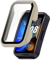 Gigapack GP-150401 Huawei band 9 / band 8 bézs műanyag keret + kijelzővédő kép