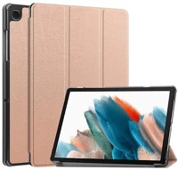 Gigapack GP-150667 Samsung tab a9 lte  tok álló, bőr hatású aktív flip, asztali tartó, rozéarany kép