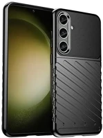 Gigapack GP-150928 szilikon telefonvédő ütésállóság, dombor minta, fekete kép