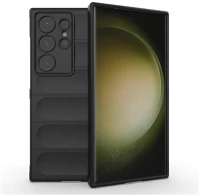 Gigapack GP-151360 Samsung s24 ultra 5g  szilikon telefonvédő ütésállóság, 3d, fekete kép
