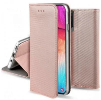 Gigapack GP-152362 Samsung galaxy a05 bőr hatású flip tok, rozéarany (gp-152362) kép