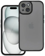 Gigapack GP-153355 Iphone 15  szilikon telefonvédő ütésállóság, kameravédő, fekete kép