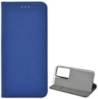 Gigapack GP-153972 Oppo a79 5g  tok álló, bőr hatású flip, rombusz, sötétkék kép