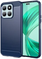 Gigapack GP-154162 Honor x8b 4g  szilikon telefonvédő ütésállóság, karbon minta, sötétkék kép