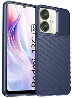 Gigapack GP-154196 szilikon telefonvédő ütésállóság, dombor minta, sötétkék kép