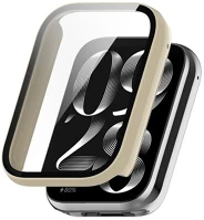 Gigapack GP-155119 Xiaomi smart band 8 pro fehér műanyag keret + kijelzővédő kép